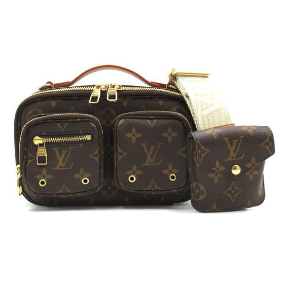 Louis Vuitton Handbags - Louis Vuitton Utility Crossbody Bag Canvas Monogram Brown